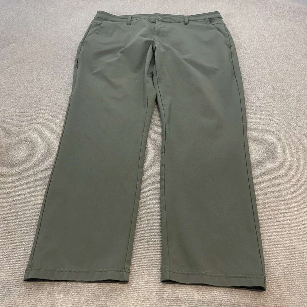 BYLT Basics Pants Mens 40 Athletic Stretch Zipper Pocket Casual Straight Leg‎